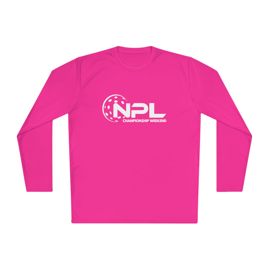 NPL Championship Weekend - Customize Back. -Unisex Cut Lightweight Long Sleeve Tee