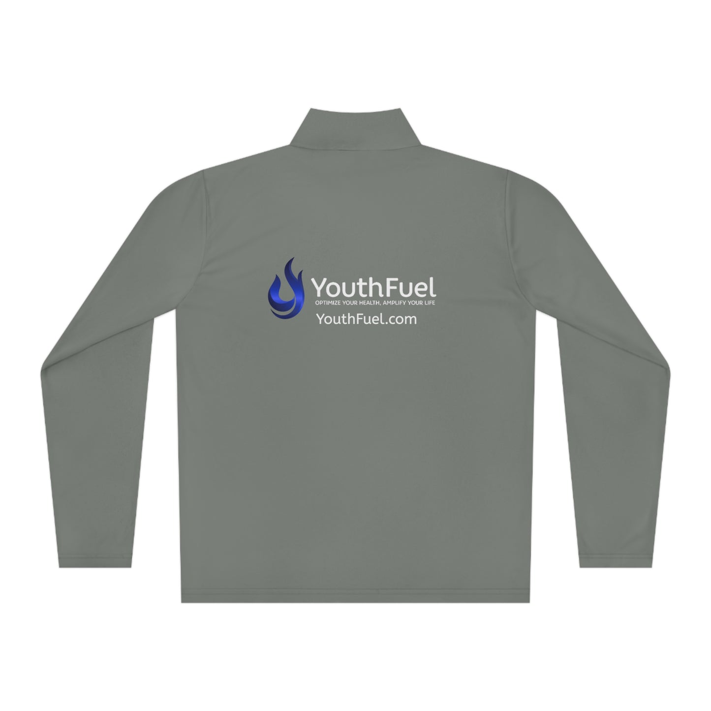 YouthFuel Unisex/Men’s Cut Quarter-Zip Moisture Wicking Pullover