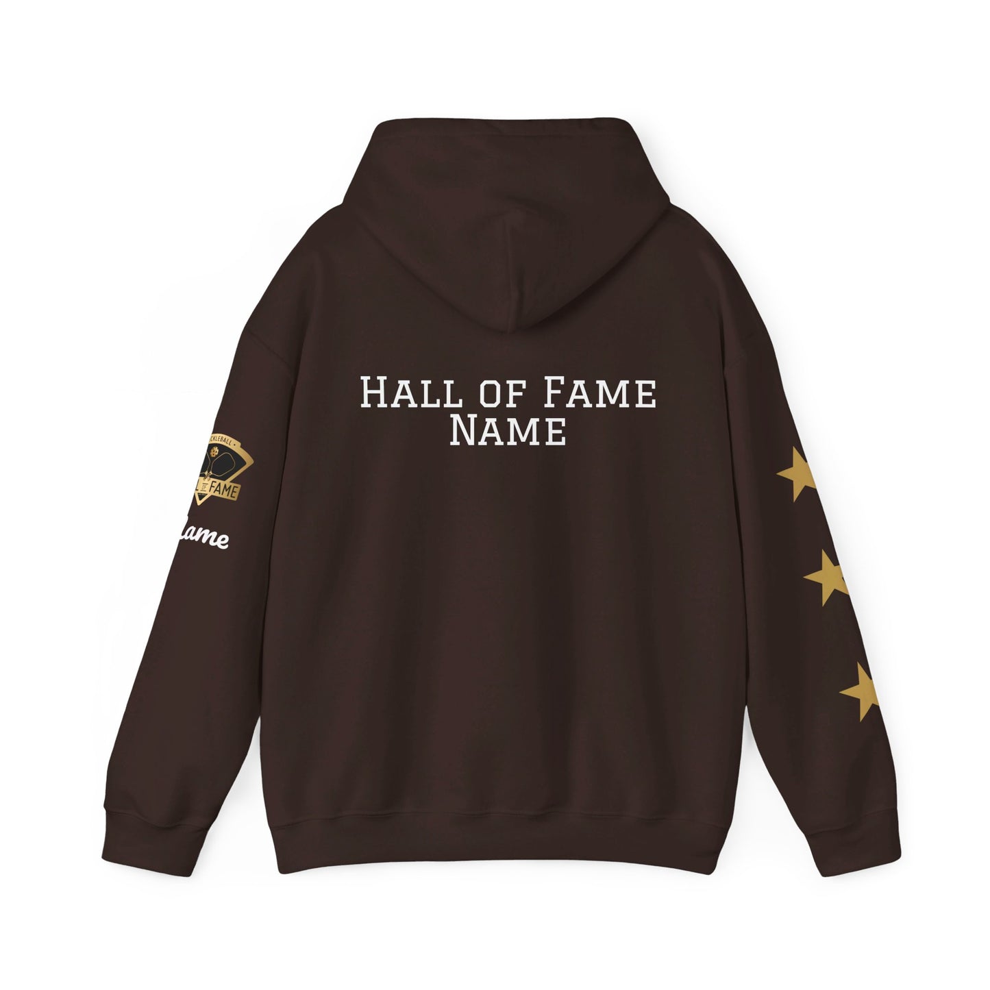 Pickleball Hall of Fame (RIFKIN example) - Hoodie - Customize Hall of Fame Name, or no name