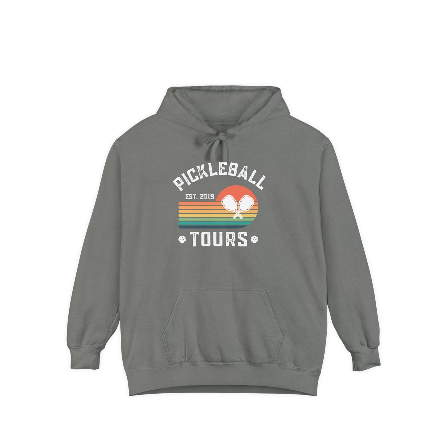 Pickleball Tours Distressed - Comfort Colors Hoodie