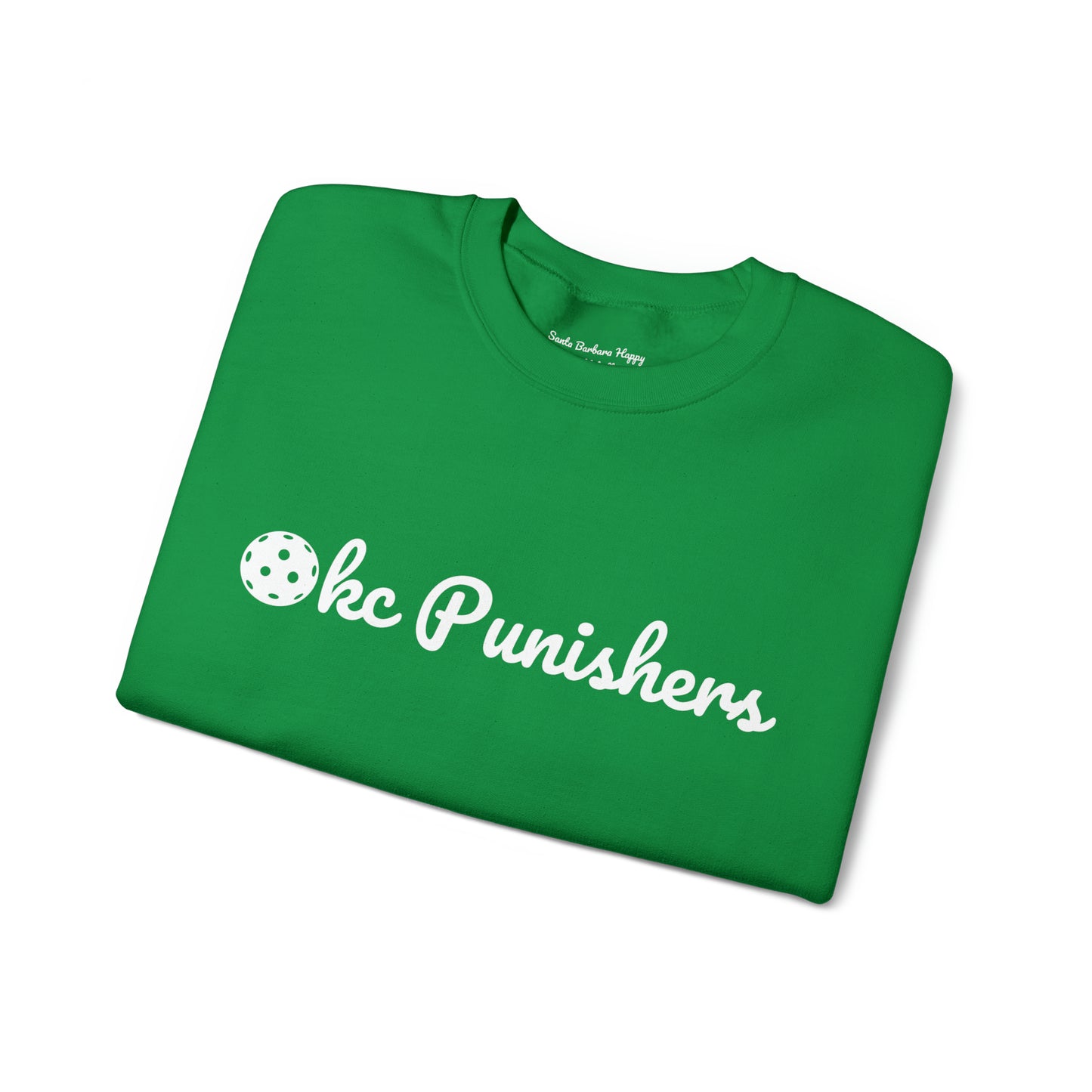 OKC Punishers Script Crew -50% cotton soft, Customize sleeve