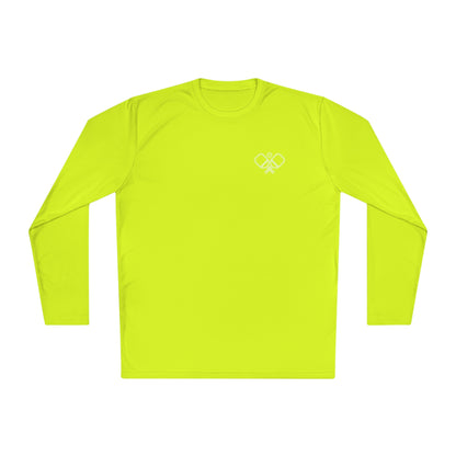 Hooked on Pickleball, Sunshine & Sushi- Unisex moisture wicking  Lightweight Long Sleeve Tee spf 40