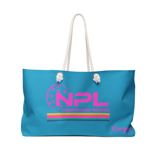 NPL Championship Weekend Travel Bag - Customize Name FREE