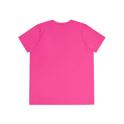 NEW Version 1-Pink Ladies Pickleball - Moisture Wicking SPF 40 Ladies Tee - add name back