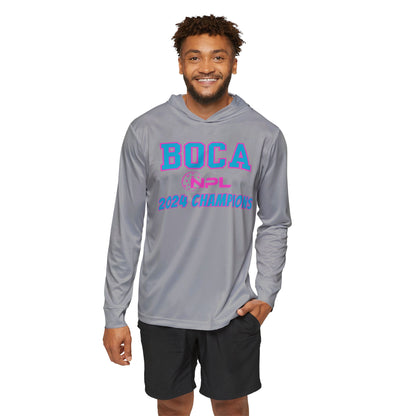 BOCA NPL Champs ‘24 - Unisex SPF 50 Sports Warmup Hoodie