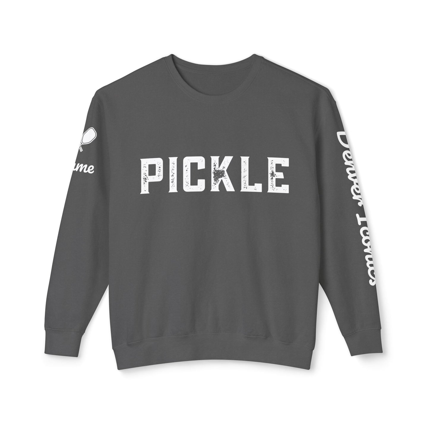 NPL Garment Dyed- Denver Iconics - Unisex 100% Cotton Lightweight Crew - Customize Sleeve w/ Name