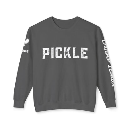 NPL Garment Dyed- Denver Iconics - Unisex 100% Cotton Lightweight Crew - Customize Sleeve w/ Name