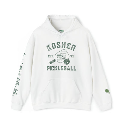 Kosher Pickleball Hoodie - Unisex Heavy Blend™ GREEN print