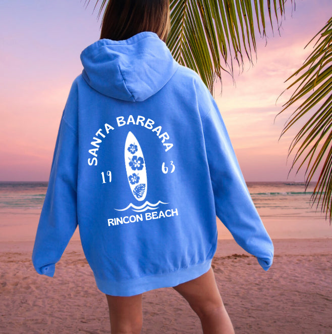 Santa Barbara Rincon Point Hoodie- Comfort Colors