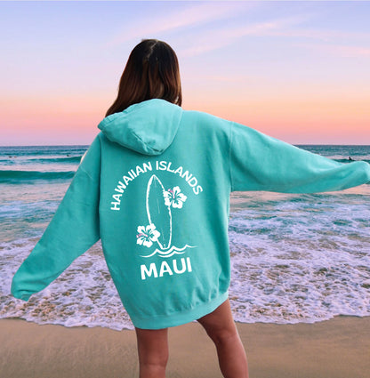 Hawaiian Islands - Maui Hoodie - Comfort Colors