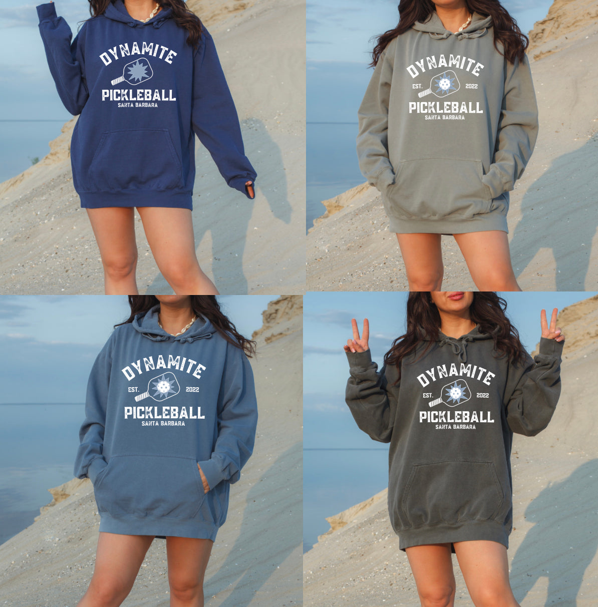 NEW Dynamite Pickleball - Unisex Garment-Dyed Hoodie