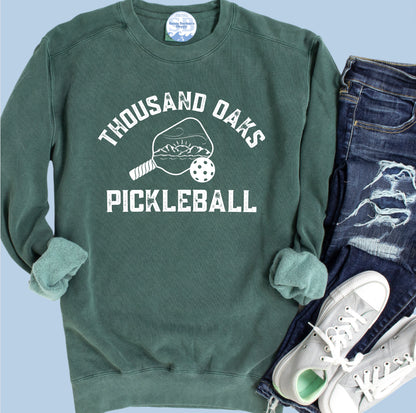 Thousand Oaks Pickleball - Crew - Comfort Colors