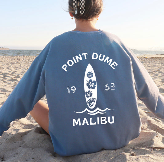 POINT DUME Crew (Hibiscus Version) - Comfort Colors