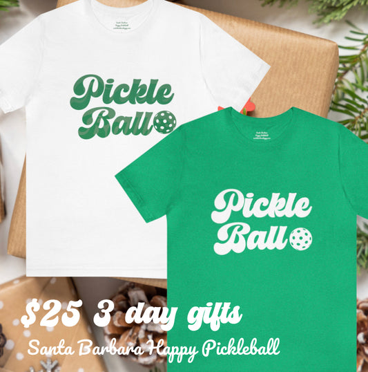 Pickle Ball 3-day -Unisex 100% airlume & ringspun cotton Jersey Short Sleeve Tee
