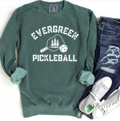 Evergreen Pickleball Crews Comfort Colors