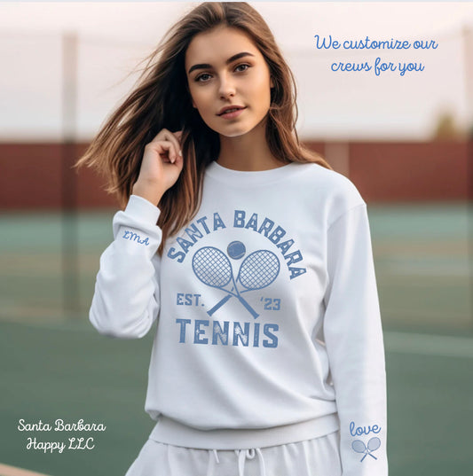 Santa Barbara Tennis- Unisex Heavy Blend™ Crewneck Sweatshirt