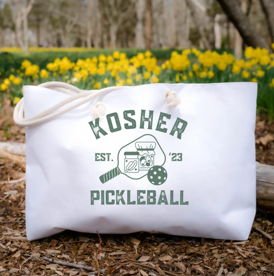 Kosher Pickleball - Weekender Bag - can customize name - add in notes