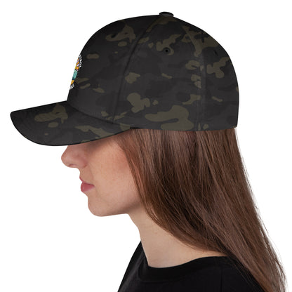 Dawn Patrol - Embroidered Structured Twill Cap - stretch band