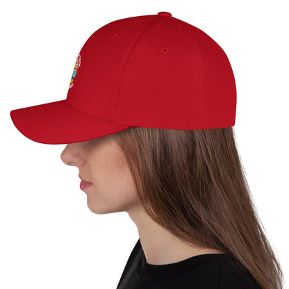 Dawn Patrol - Embroidered Structured Twill Cap - stretch band