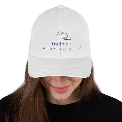 Trailhead Wealth Management Structured Twill Hat no NPL Logo embroidered - light grey