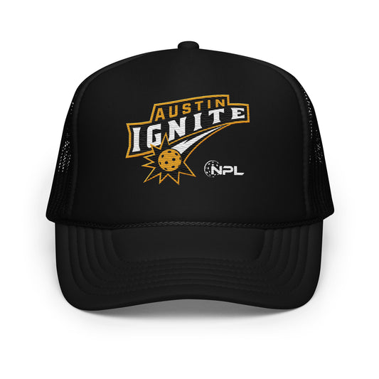 Austin Ignite (dark colors) NPL Team Foam trucker hat