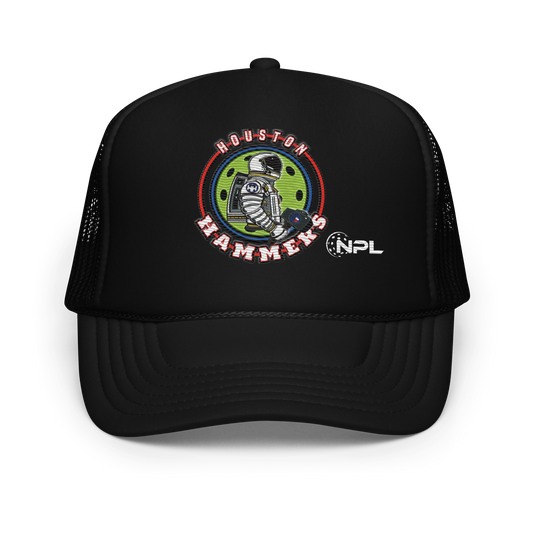 Houston Hammers Embroidered Foam trucker hat