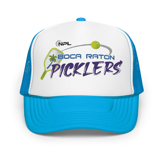 Boca Raton Picklers Embroiiderd Foam trucker hat