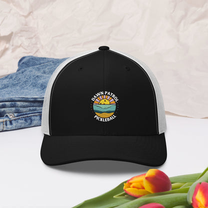 Dawn Patrol Embroidered Trucker Hat - mesh snap back