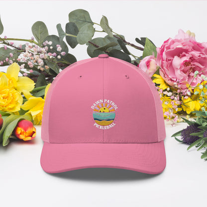 Dawn Patrol Embroidered Trucker Hat - mesh snap back