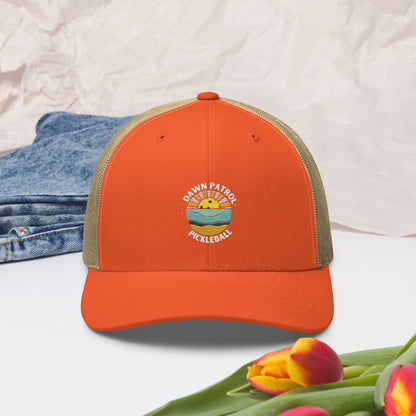 Dawn Patrol Embroidered Trucker Hat - mesh snap back