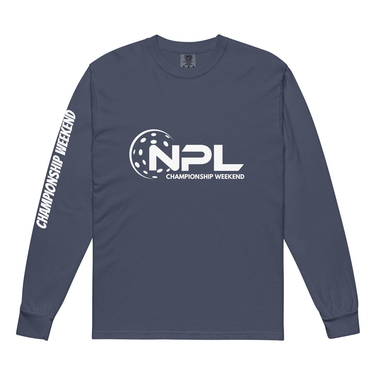 NPL Championship Weekend Garment-dyed heavyweight long-sleeve shirt