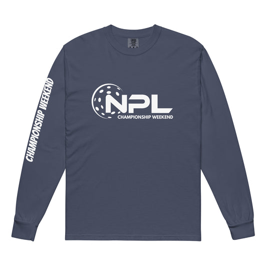 Spackman Garment-dyed heavyweight long-sleeve shirt