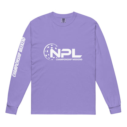 NPL Championship Weekend Garment-dyed heavyweight long-sleeve shirt