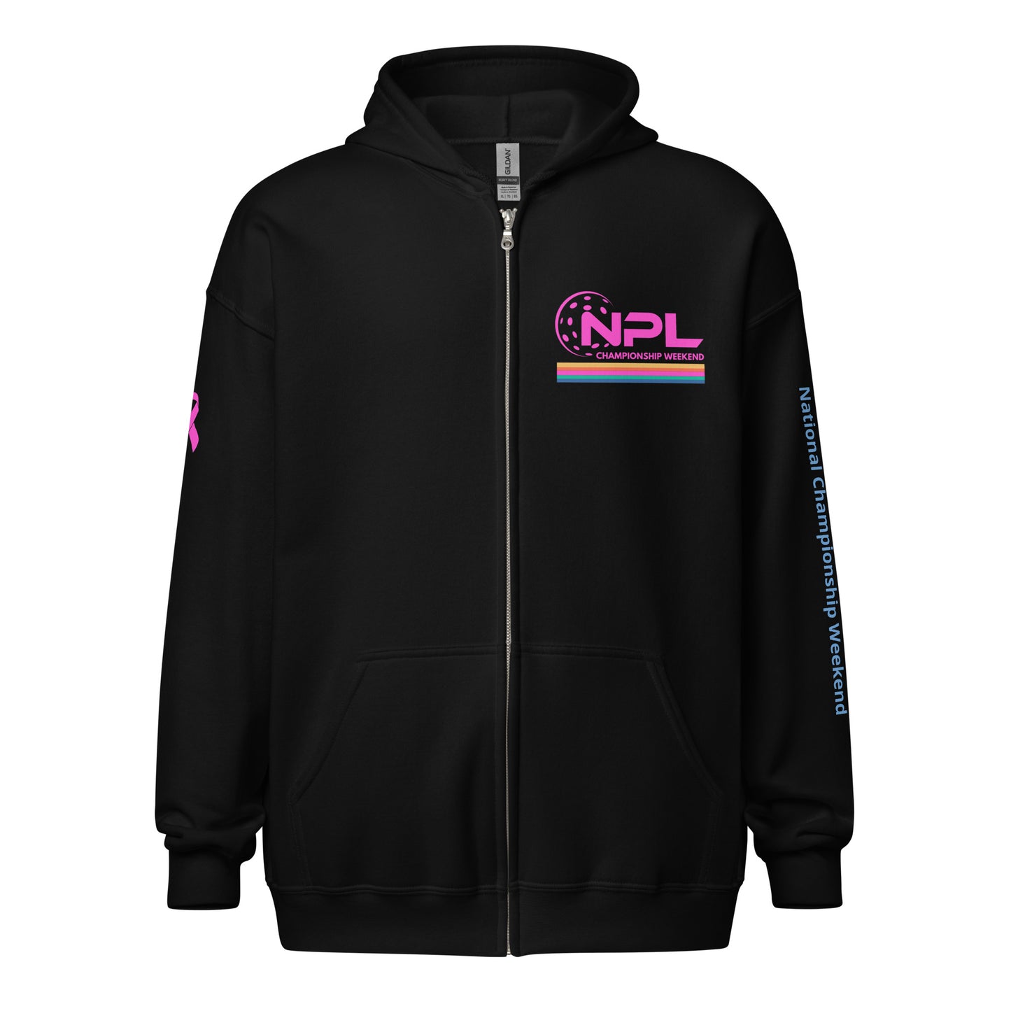 NPL Retro Championship Weekend Unisex plush zip hoodie