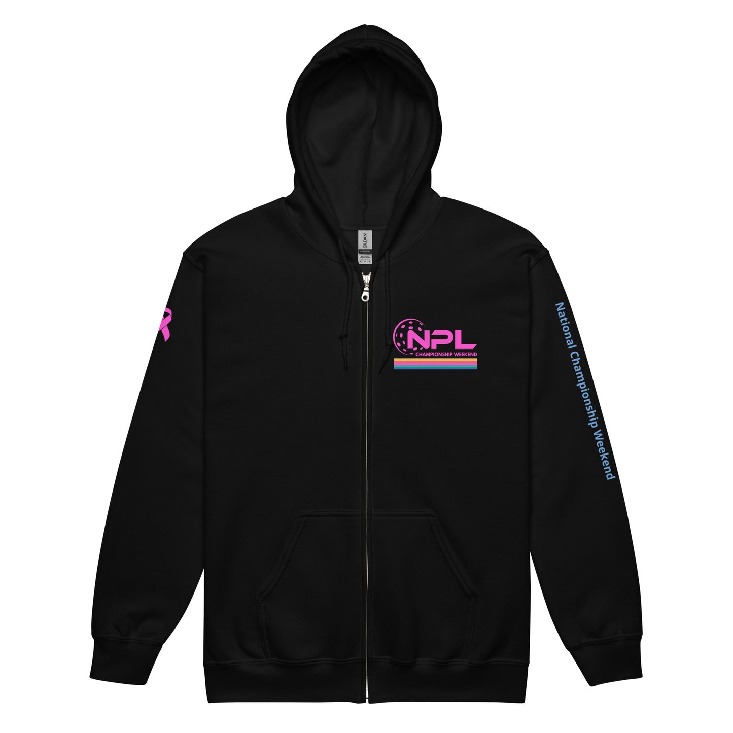 NPL Retro Championship Weekend Unisex plush zip hoodie