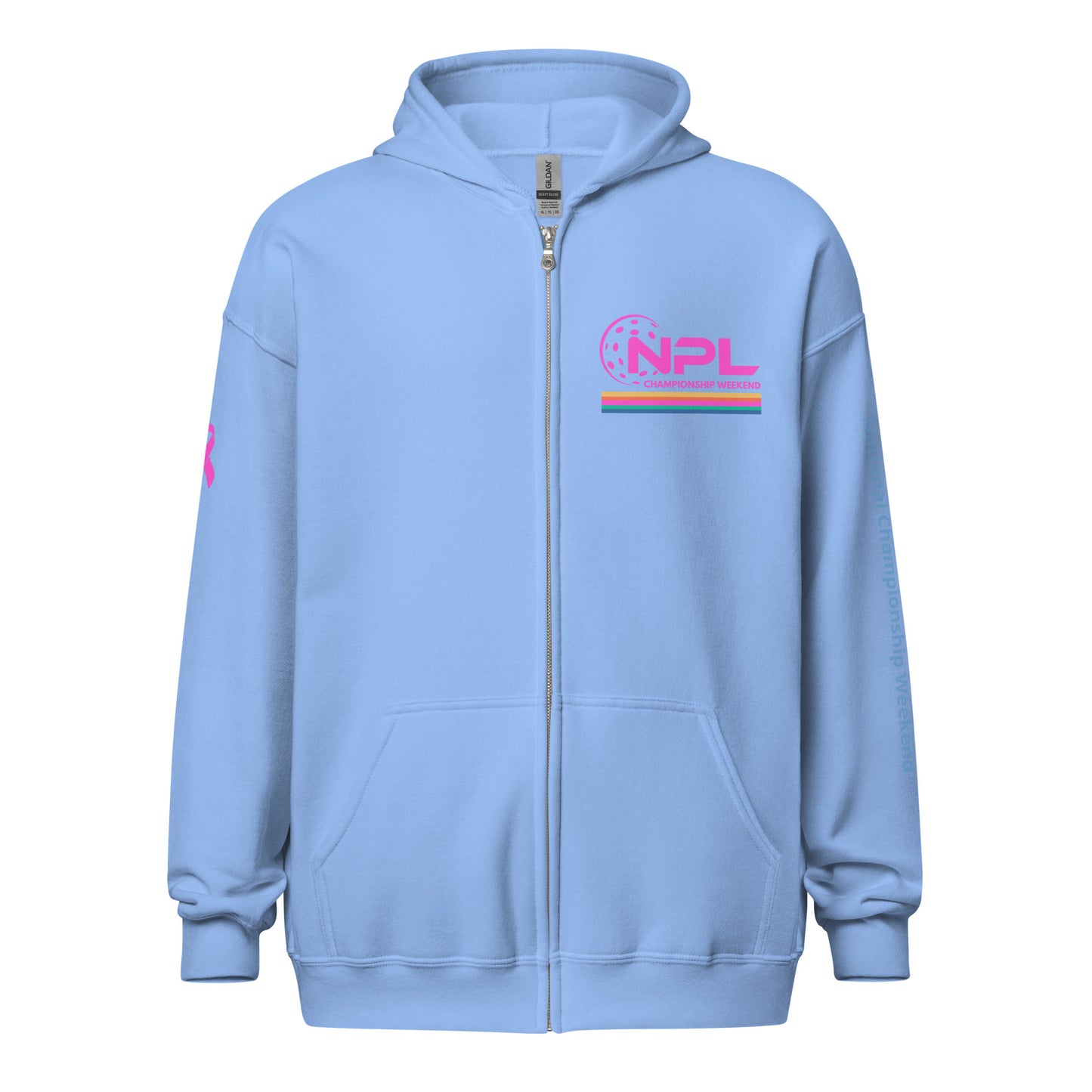 NPL Retro Championship Weekend Unisex plush zip hoodie