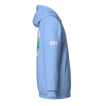 OH - on sleeve Unisex heavy blend zip hoodie