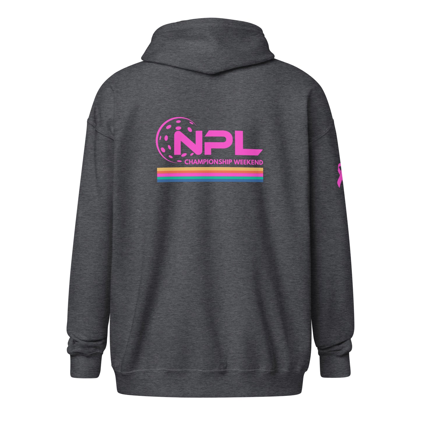 NPL Retro Championship Weekend Unisex plush zip hoodie