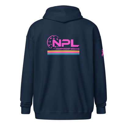 NPL Retro Championship Weekend Unisex plush zip hoodie