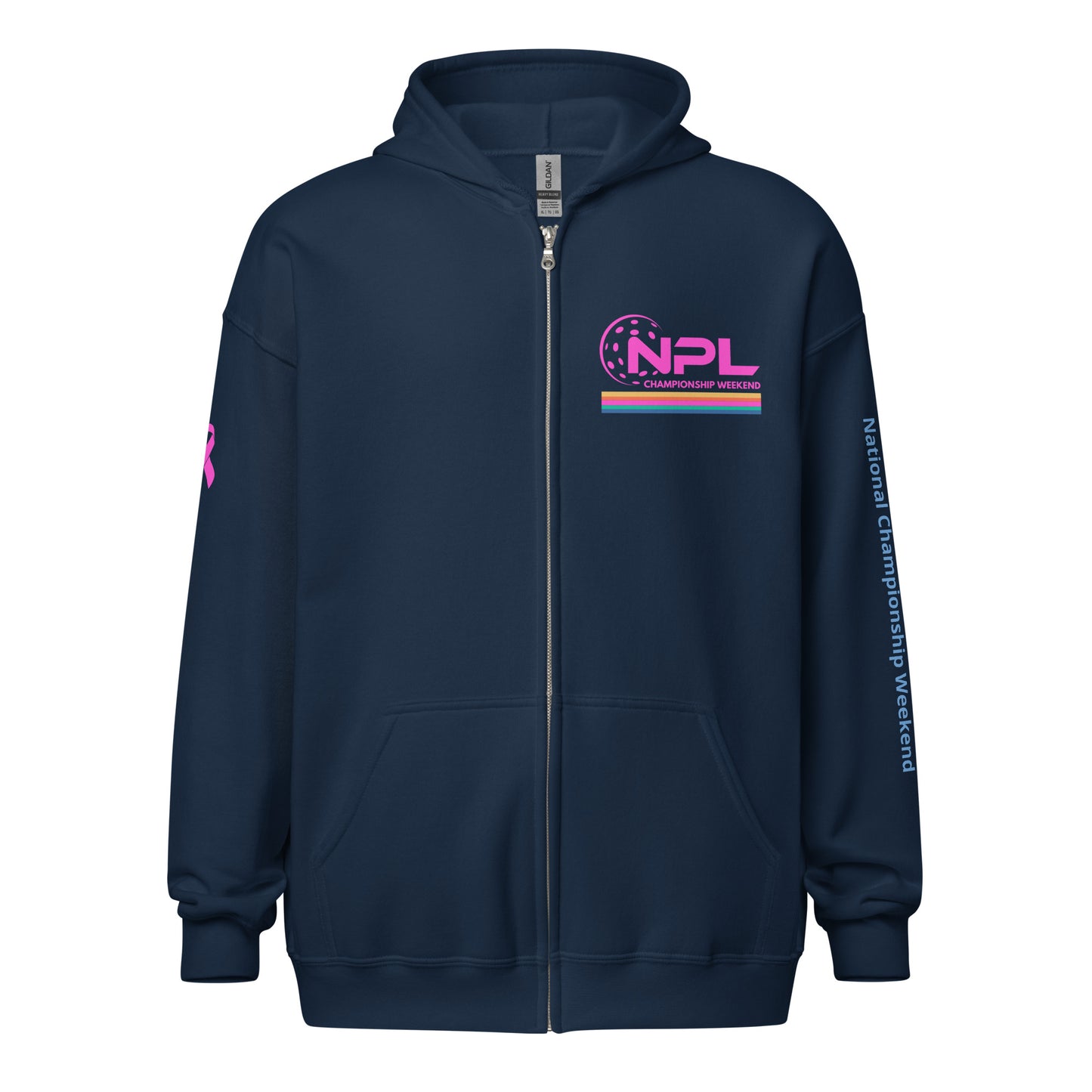 NPL Retro Championship Weekend Unisex plush zip hoodie