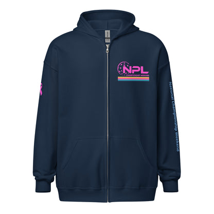 NPL Retro Championship Weekend Unisex plush zip hoodie