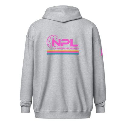 NPL Retro Championship Weekend Unisex plush zip hoodie