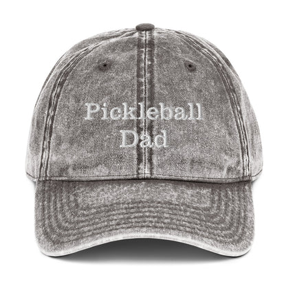 Pickleball Dad Vintage Cotton Twill Cap