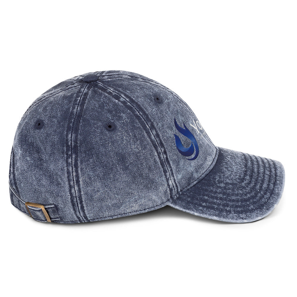 YouthFuel Embroidered, Garment Dyed, Beachy Cotton Twill Hat, adjustable strap