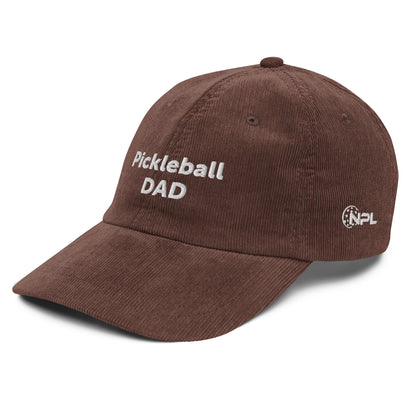 Pickleball Dad Hat (can customize side) Vintage corduroy cap