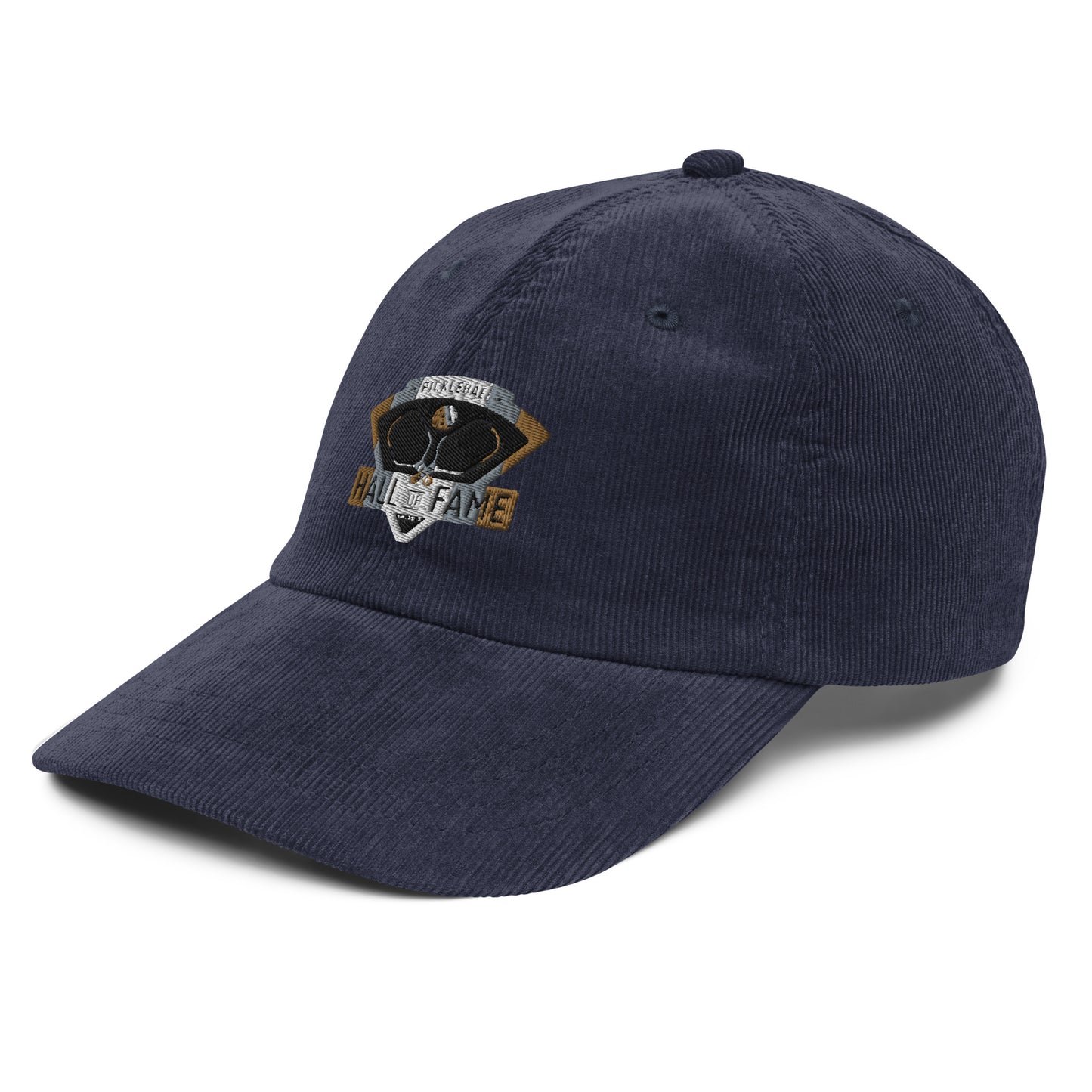 Pickleball Hall of Fame Embroidered  Vintage corduroy cap