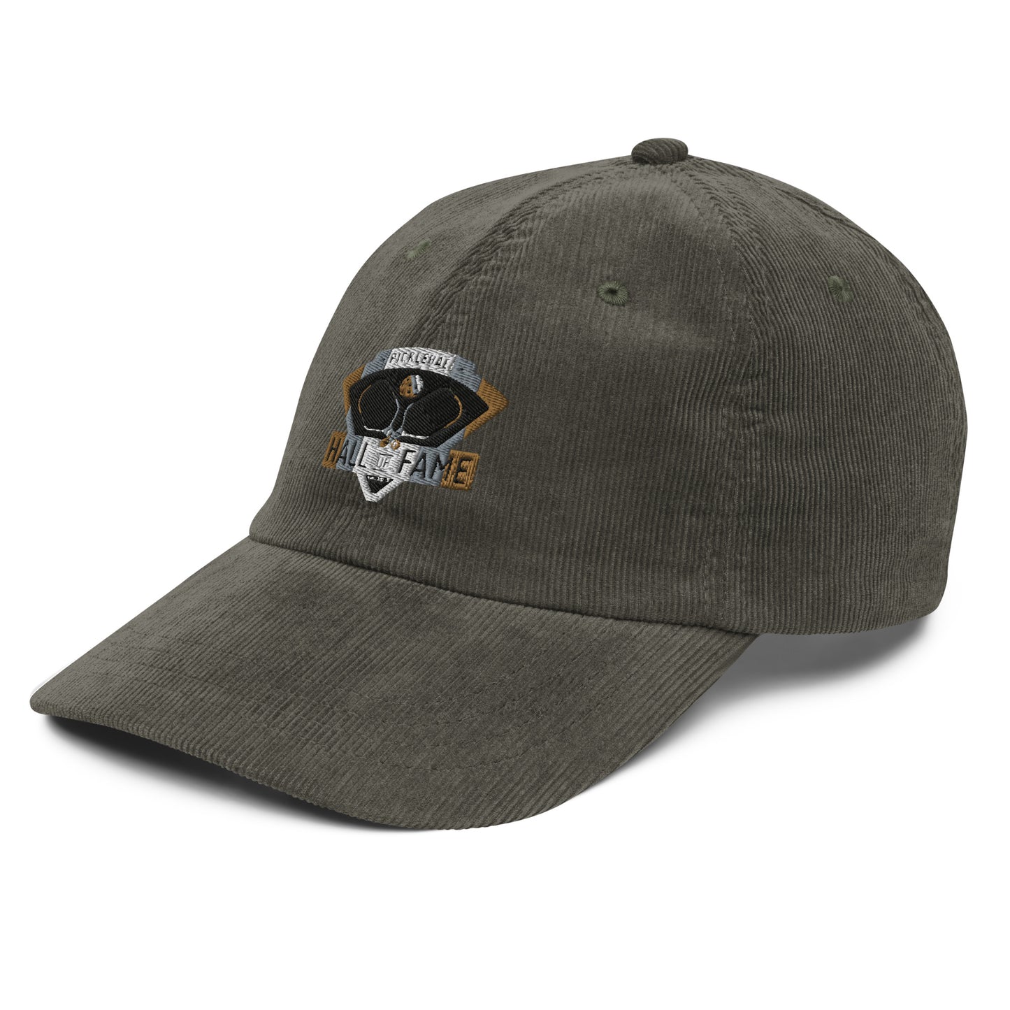 Pickleball Hall of Fame Embroidered  Vintage corduroy cap