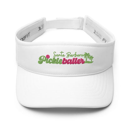 Santa Barbara Pickleballer Embroidered Visor