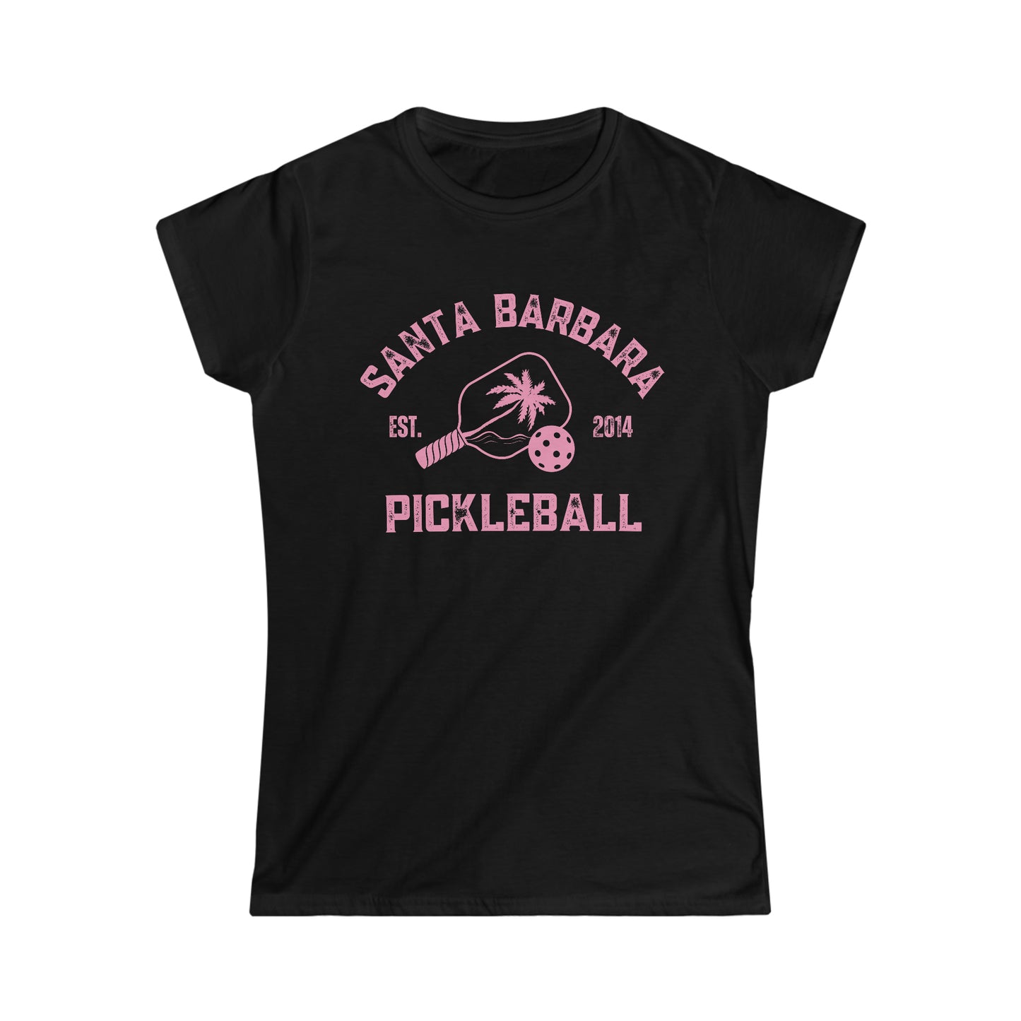 Santa Barbara Pickleball -Women's Softstyle Tee