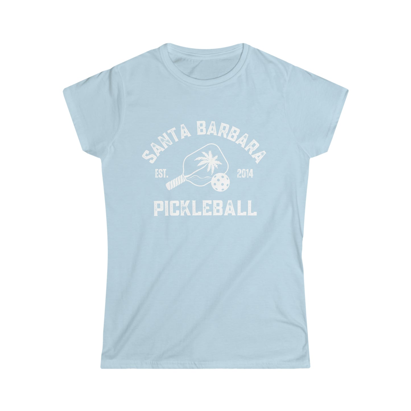 Santa Barbara Pickleball -Women's Softstyle Tee